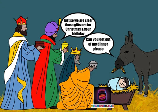 Funny Wise Men Christmas Card | More Jam