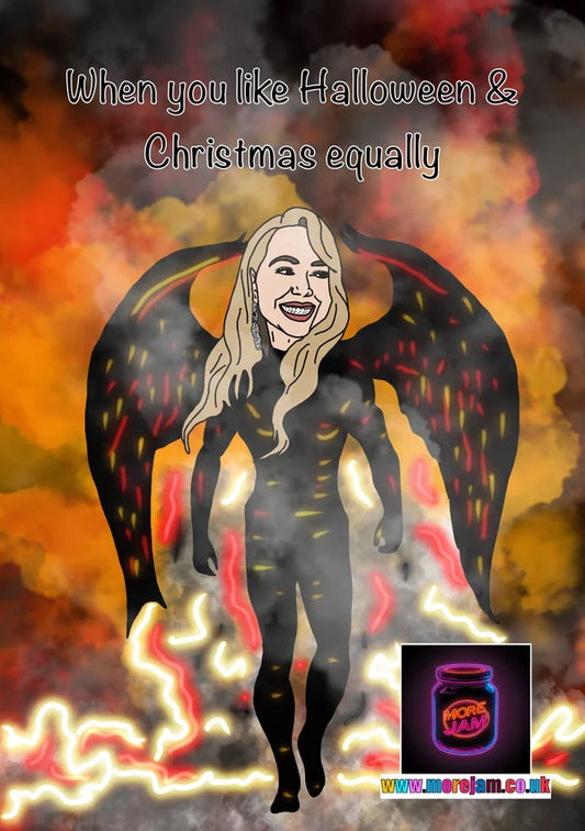 Halloween Christmas Card Mariah Carey | More Jam