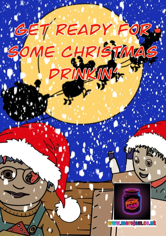 Christmas Drinkin | Tots TV Christmas Card | More Jam