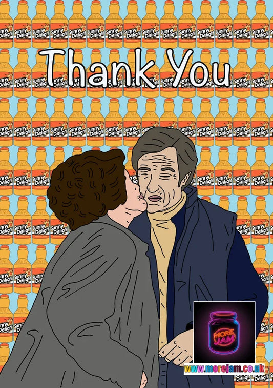 Thank You Alan | Funny Alan Partridge Card | More Jam