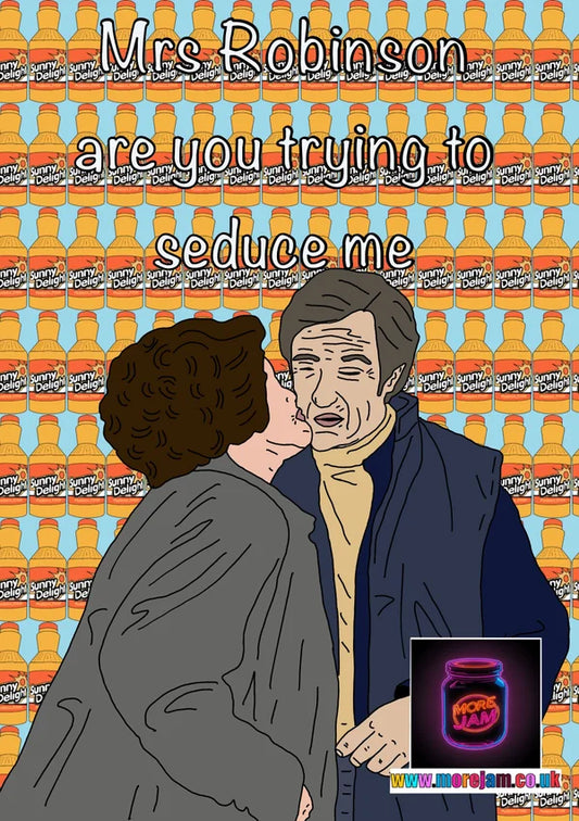 Mrs Robinson | Funny Alan Partridge Card | More Jam