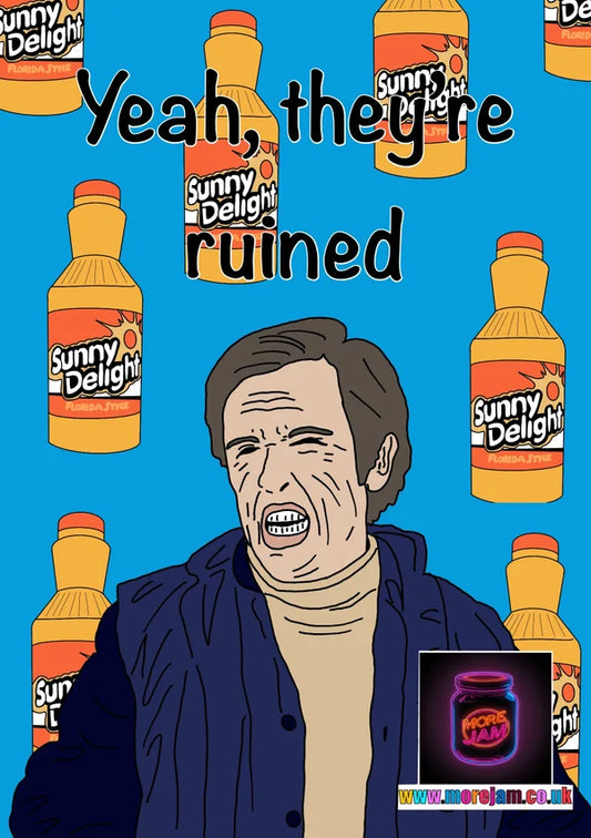 Sunny Delight Disaster | Funny Alan Partridge Card | More Jam