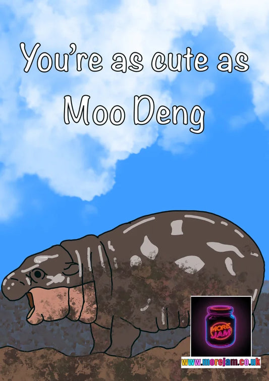 Any Occasion Card Moo Deng | More Jam