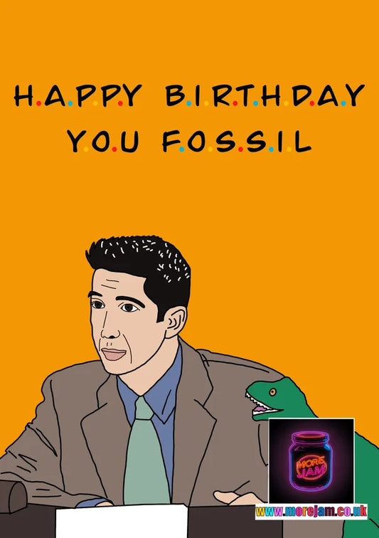 Birthday Card F-Ross-il Friends Ross Geller | More Jam