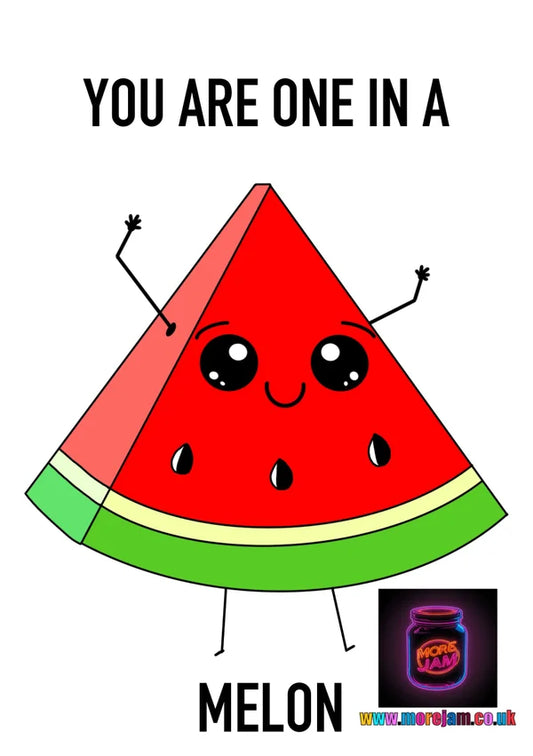 Mental Health Card One In A Melon | More Jam