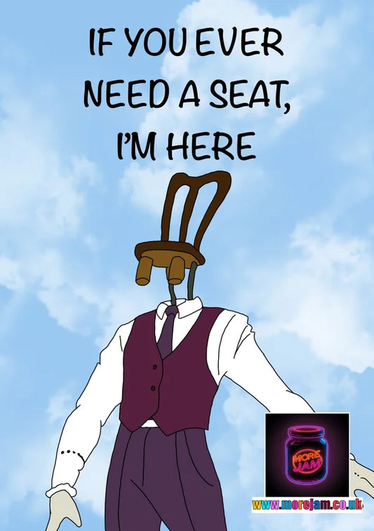 Any Occasion Card A Seat For The Lady | More Jam