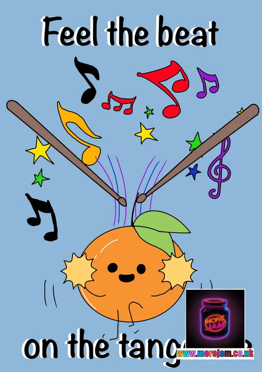 Any Occasion Card Feel the Beat | More Jam