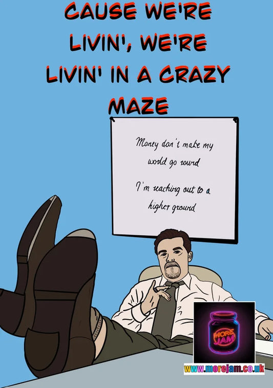 Brentmeister General | Funny David Brent The Office UK Card | More Jam