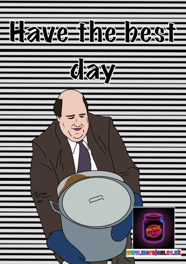 Kevin's Chili | Funny 'The Office' Any Occasion Card | More Jam