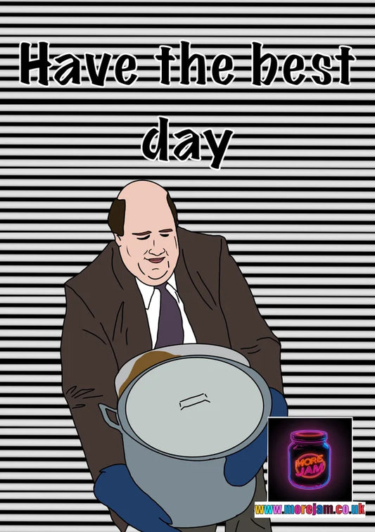 Kevin's Chili | Funny 'The Office' Any Occasion Card | More Jam