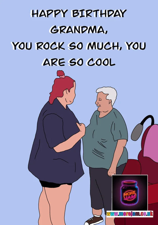 Happy Birthday Card Happy Birthday Grandma Meme | More Jam