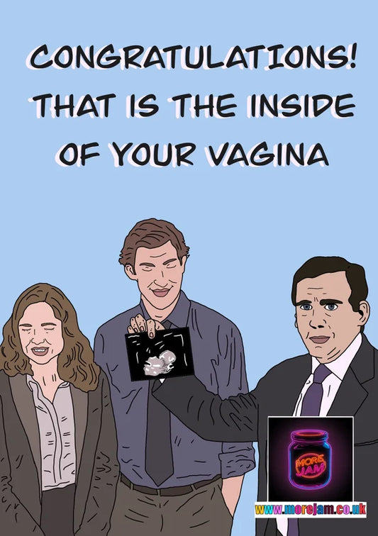 Congratulations Pregnancy Card Michael Scott Insides | More Jam