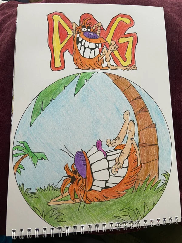 90s Colouring Book A4 | More Jam