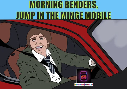 Morning Benders Jump in the Minge Mobile | Funny Jay Cartwright The Inbetweeners Card More Jam | More Jam