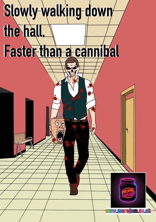 Faster Than a Cannibal | Champagne Supernova | Funny Oasis Card | More Jam