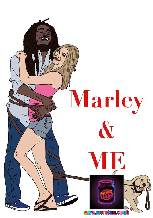 Any Occasion Card Bob Marley & Me | More Jam