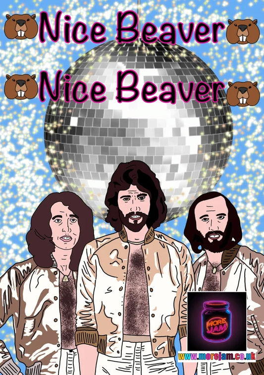 Any Occasion Card Nice Beaver | More Jam