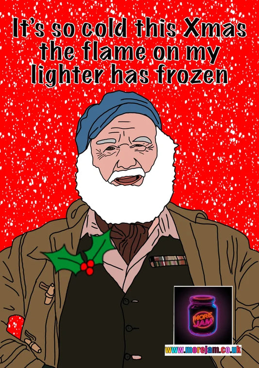 Uncle Albert Frozen Lighter | Only Fools & Horses Christmas Card | More Jam