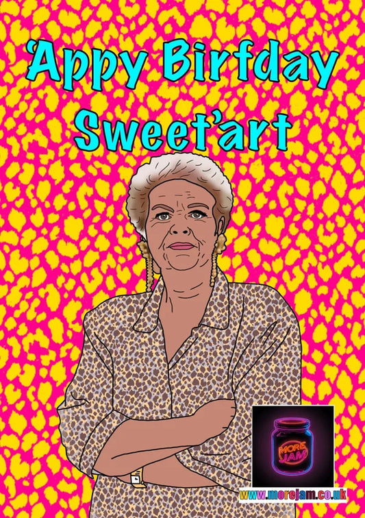 'Appy Birthday Sweeth'art | Funny Eastenders Birthday Card | More Jam