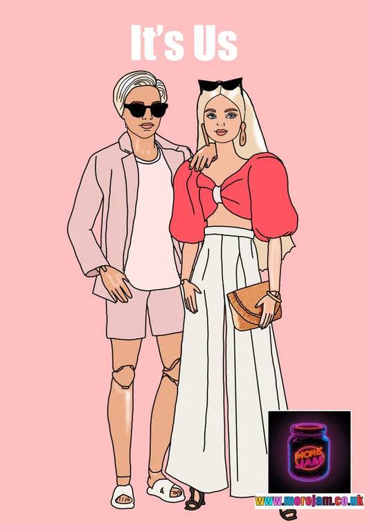 We Are Barbie and Ken! | Barbie Greetings Card | More Jam