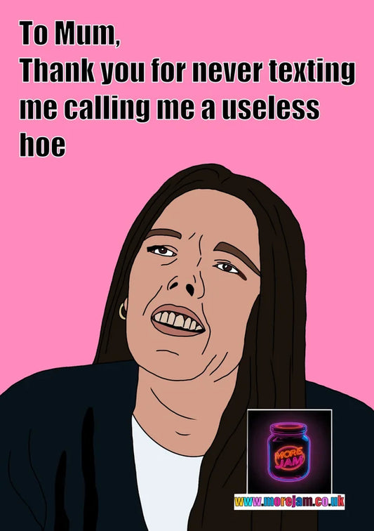 Catfish Mom Kendra Licari Useless H*e | True Crime Greetings Card | More Jam