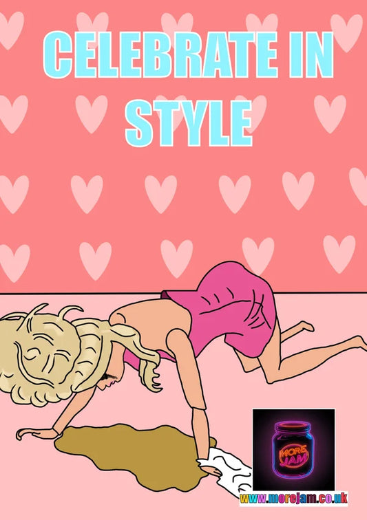 Any Occasion Card Messy Barbie