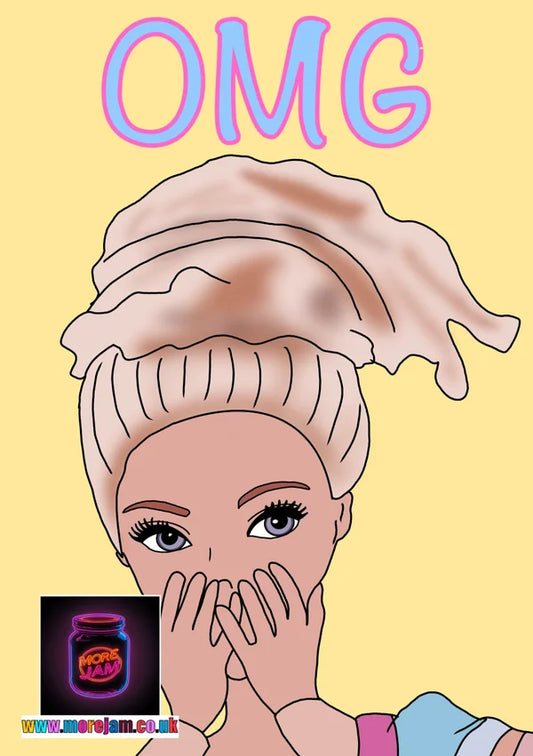 OMG Barbie | Barbie Greetings Card | More Jam
