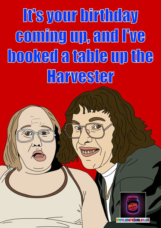 Lou & Andy | Little Britain Birthday Card | More Jam