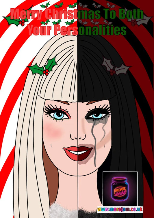 Merry Christmas to Both your Personalities | Barbie Christmas Card | More Jam