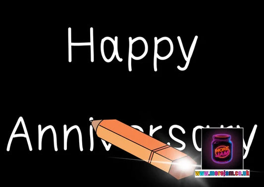 The Magic Pencil Anniversary Card | More Jam