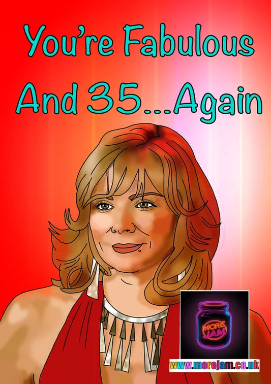 Samantha 35 Again | Sex and the City Birthday Card | More Jam